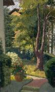 Louis Dewis The Garden at Villa Pat painting